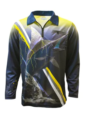 Adult Long Sleeve Fishing Shirts - The Game