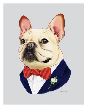 BERKLEY FRENCH BULLDOG 5X7 PRINT