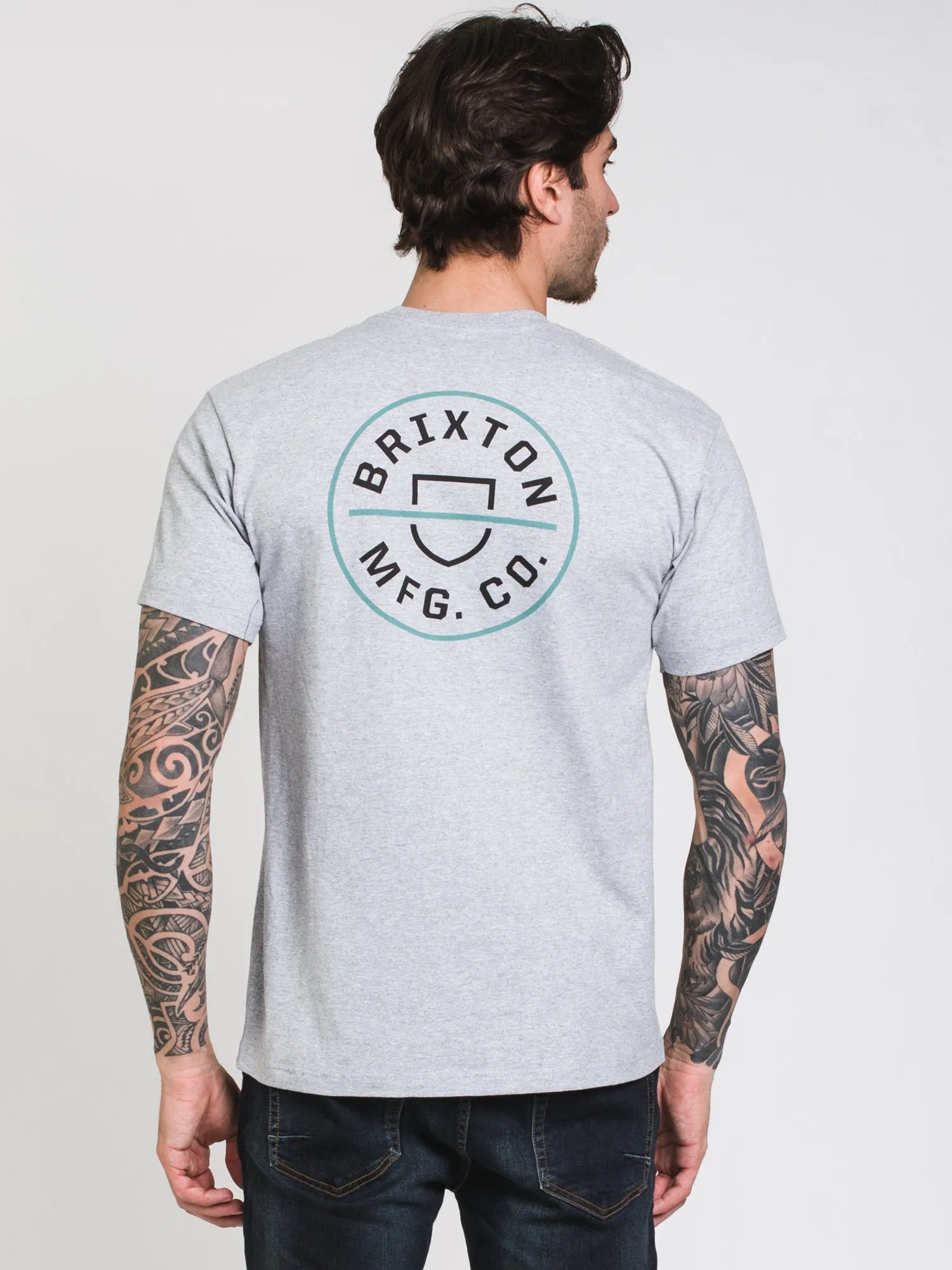 BRIXTON CREST II SHORT SLEEVE TEE  - CLEARANCE