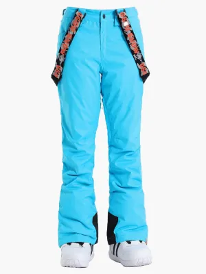 Cambridge Blue High Waterproof Windproof Women's Snowboarding/Ski Pants