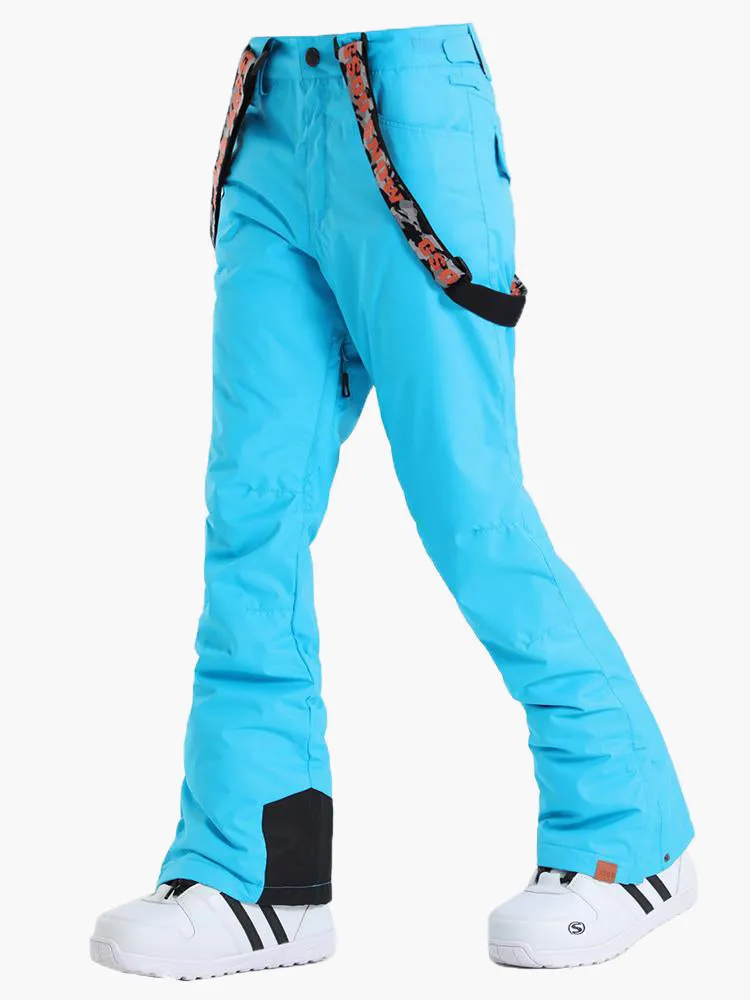 Cambridge Blue High Waterproof Windproof Women's Snowboarding/Ski Pants