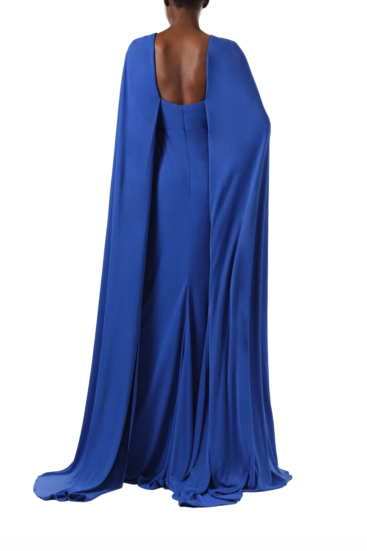 Cape Sleeve Gown