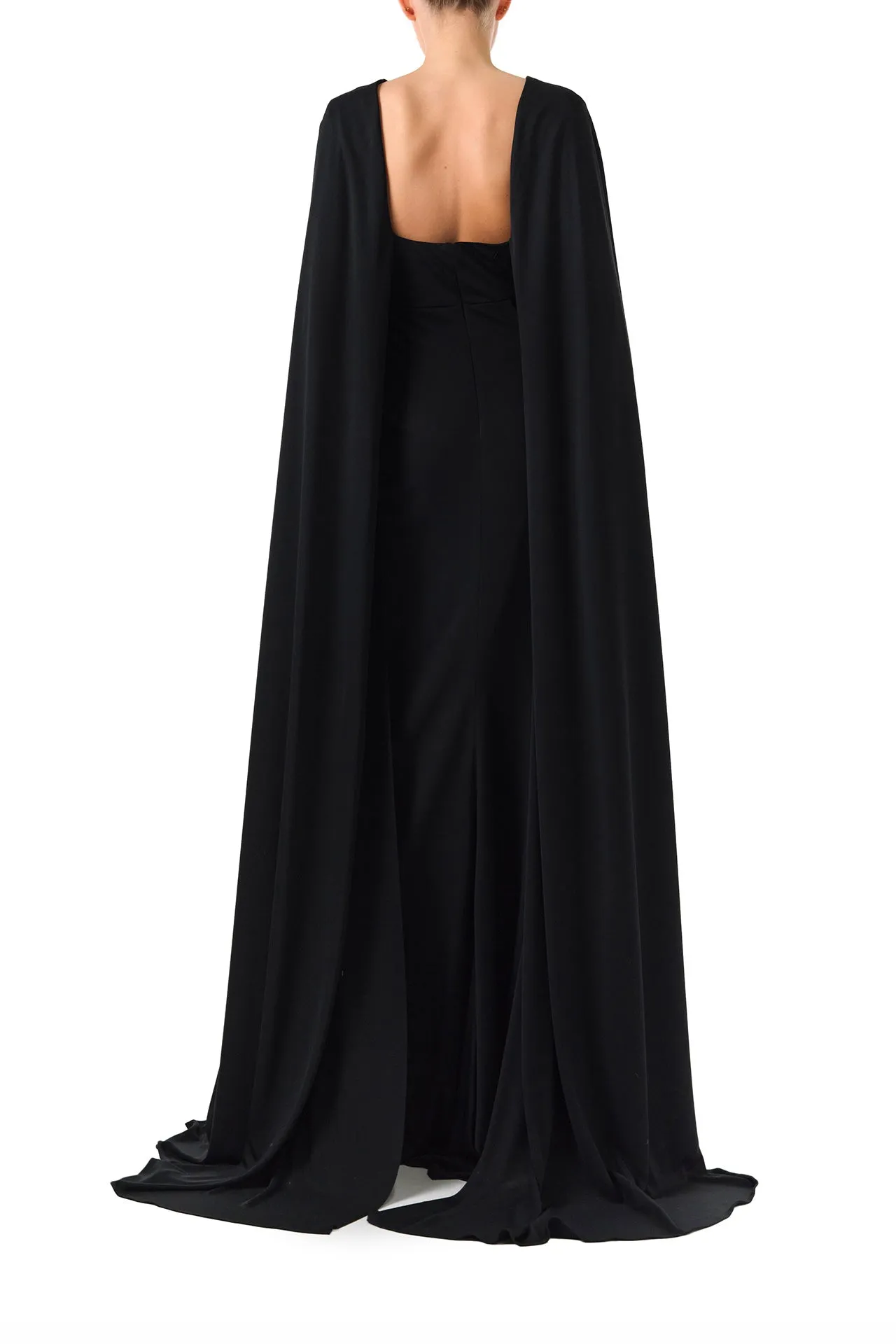 Cape Sleeve Gown