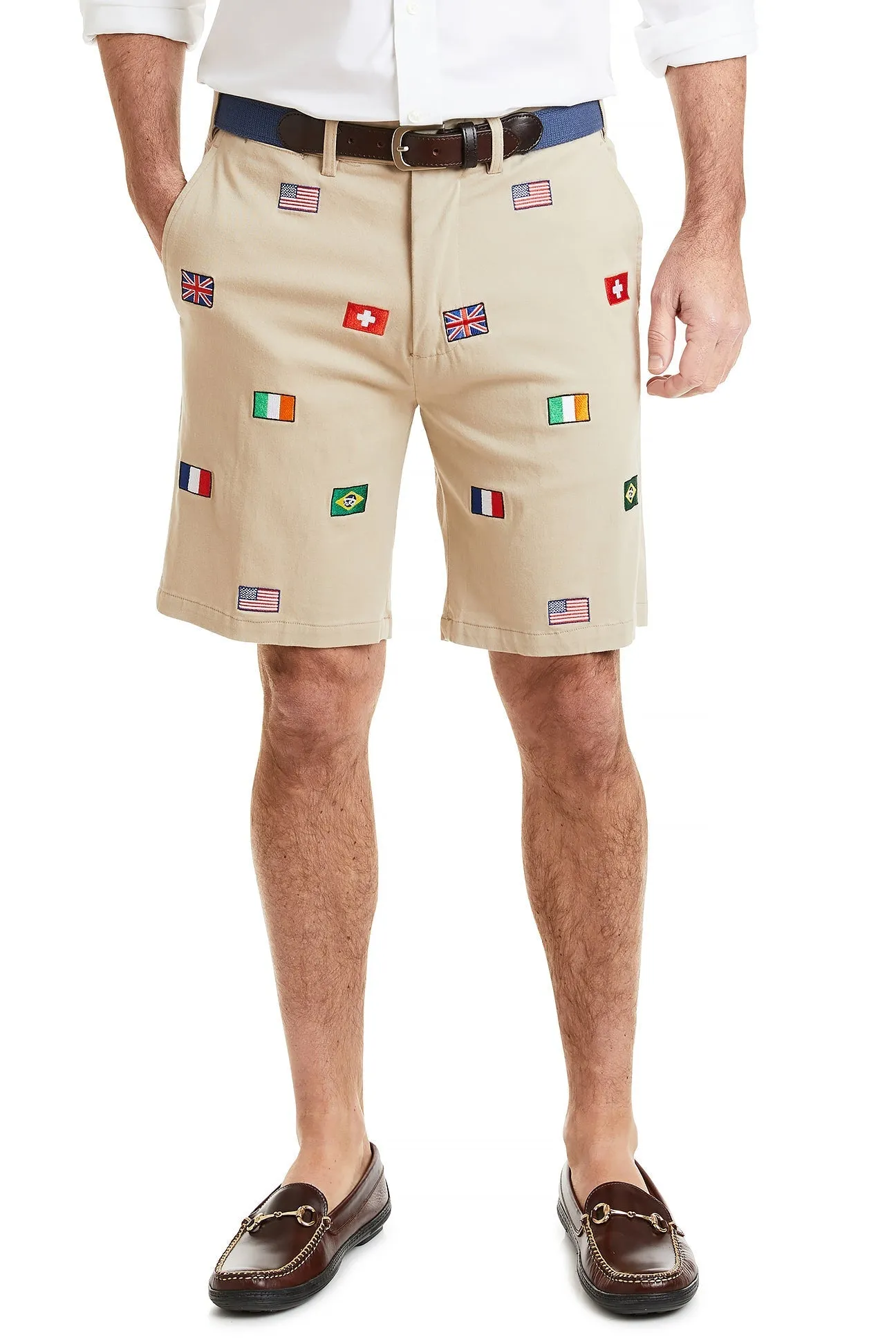 Cisco Short Stretch Twill Khaki with World Cup