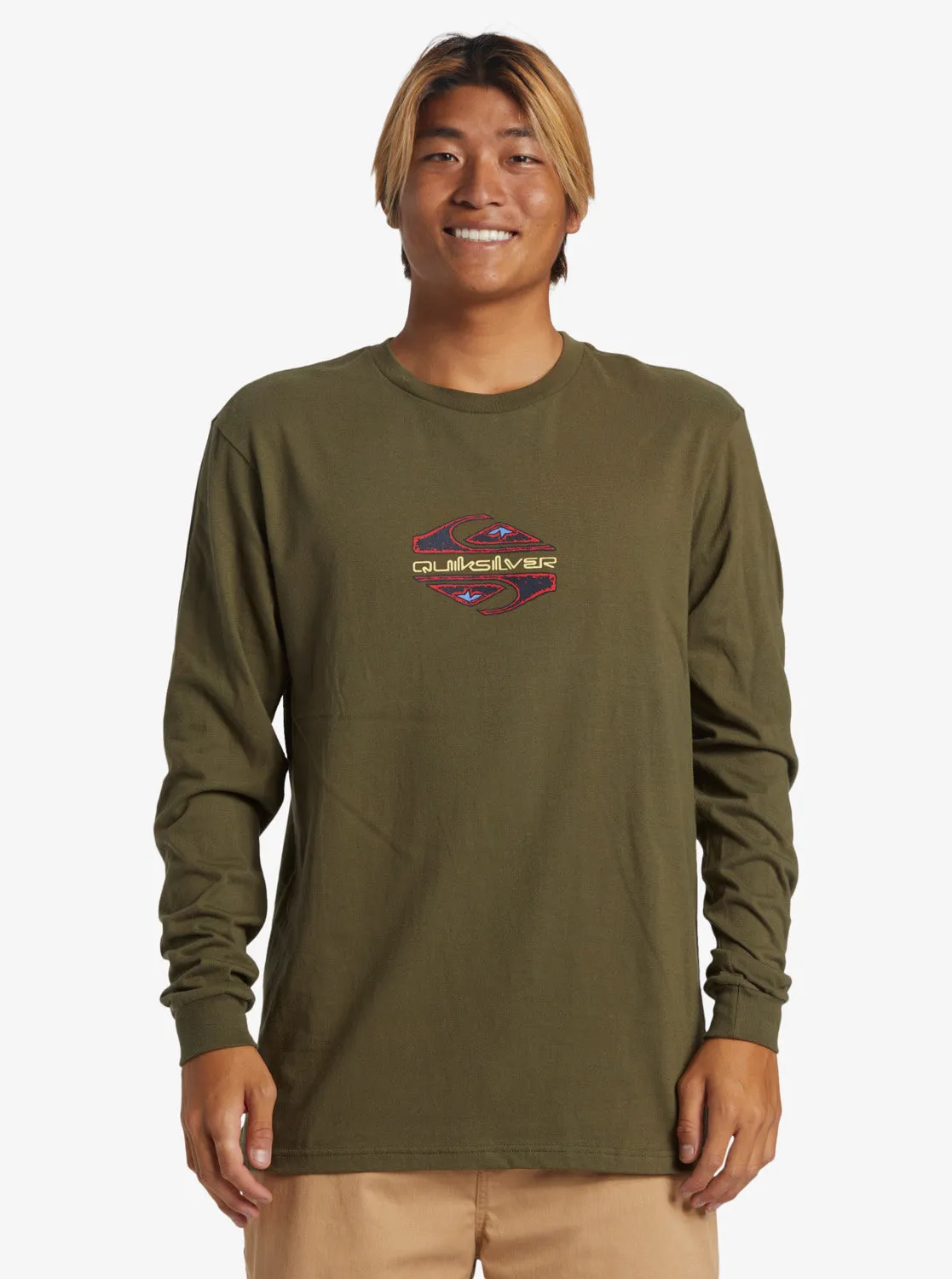 Diamond Long Sleeve T-Shirt - Grape Leaf