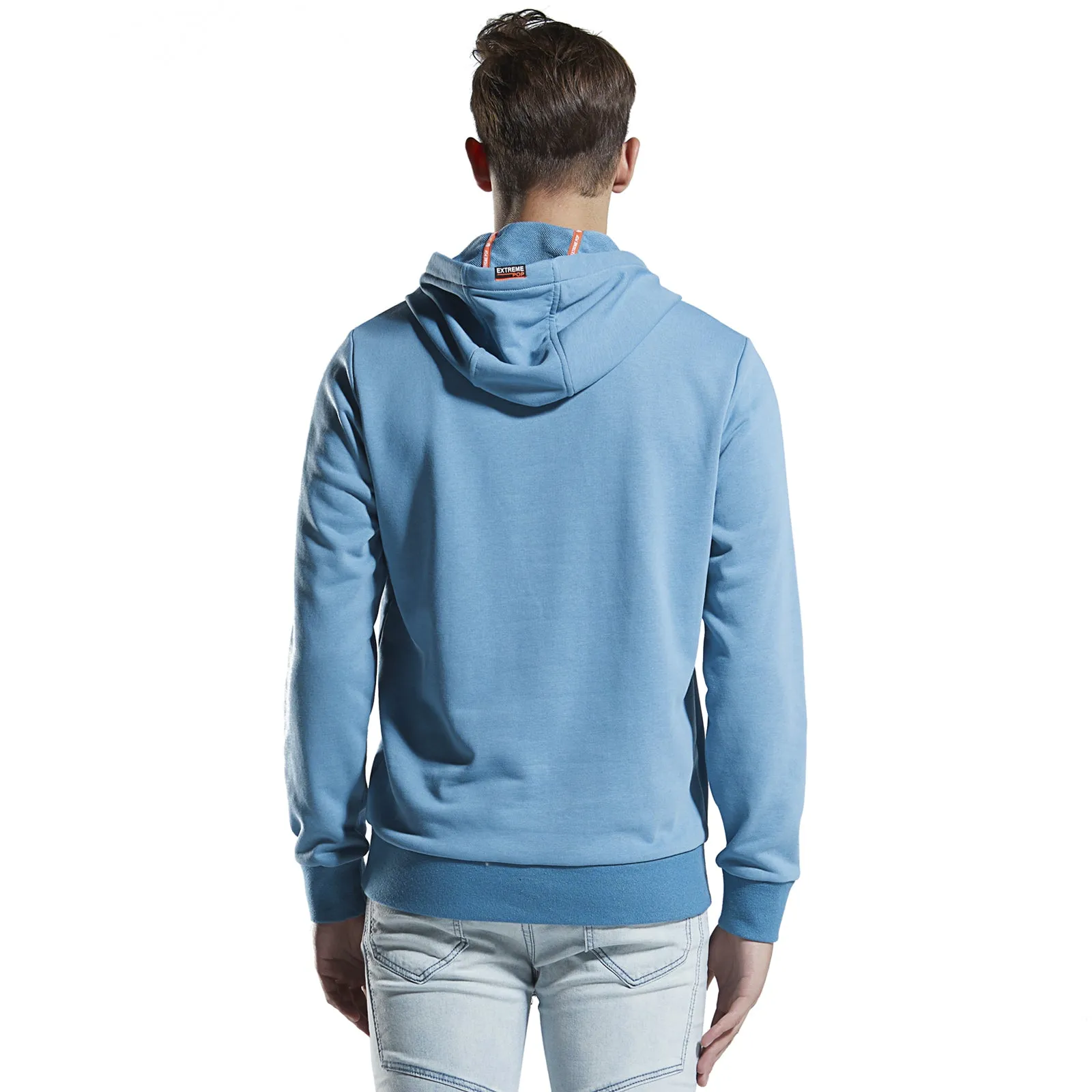 Extreme pop mens Hoodie Sweatshirt Garment Washed