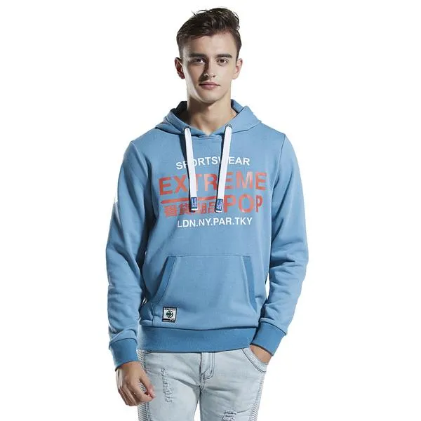 Extreme pop mens Hoodie Sweatshirt Garment Washed