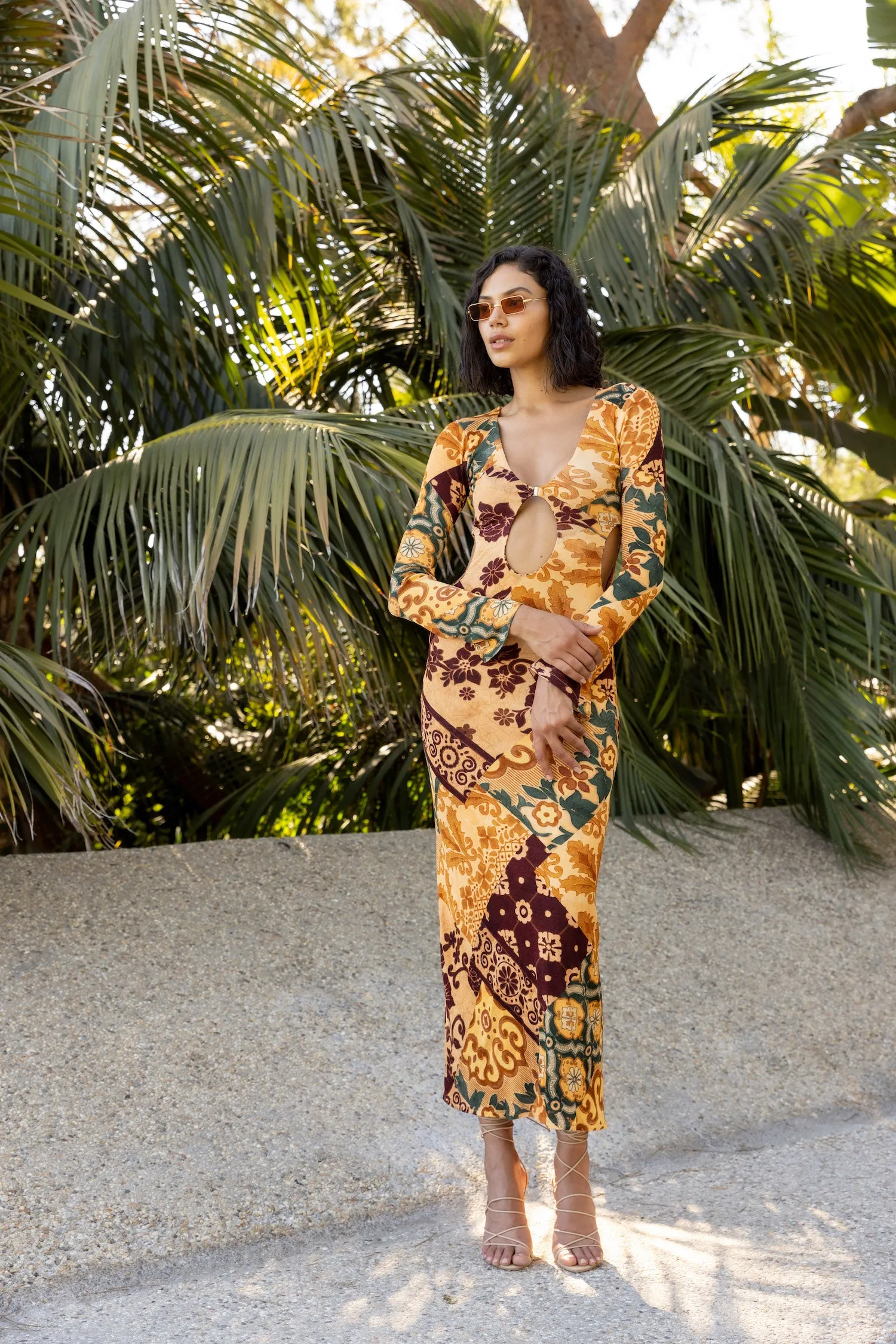 GARDENIA MAXI DRESS MULTI