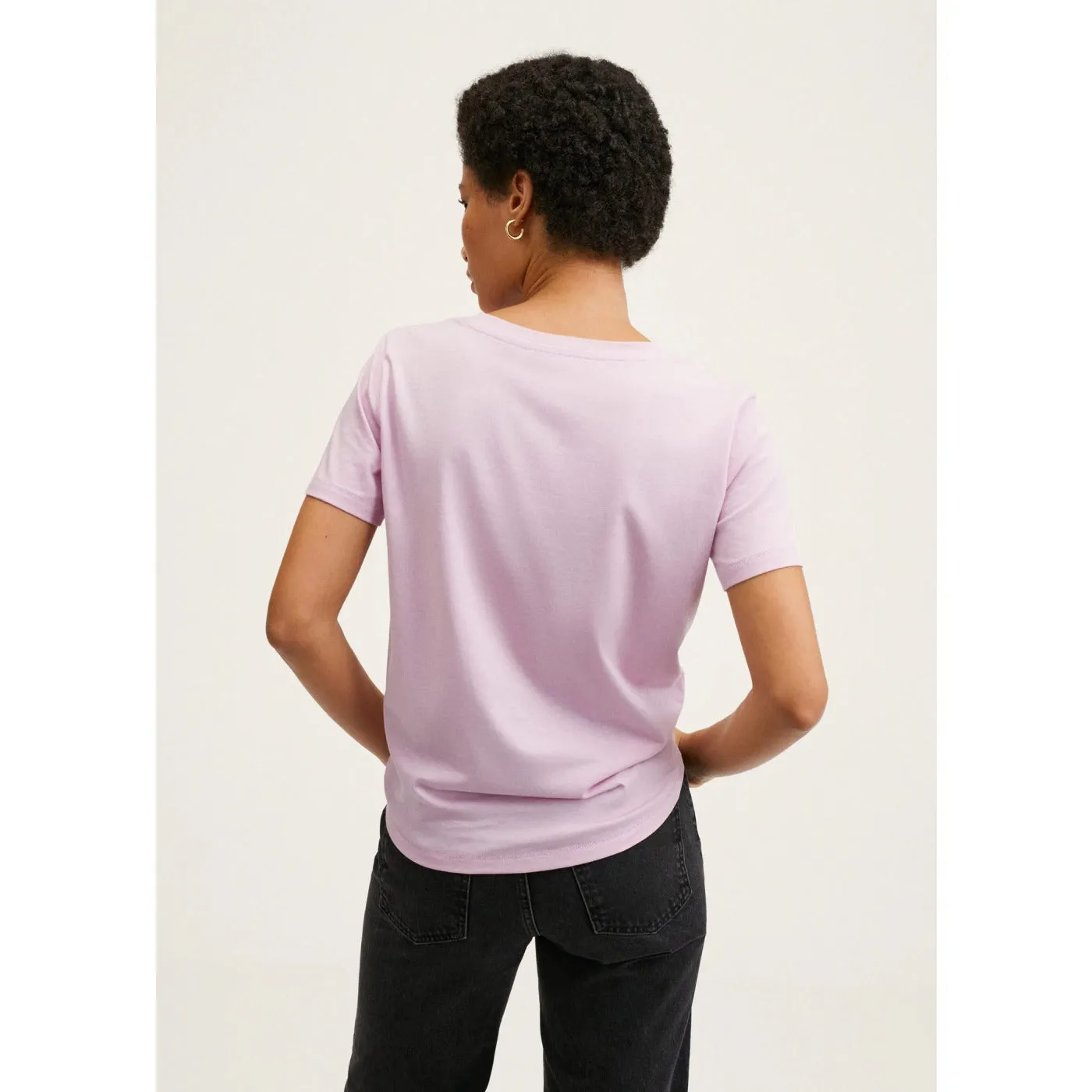 MNG Lilac Cotton Tshirt