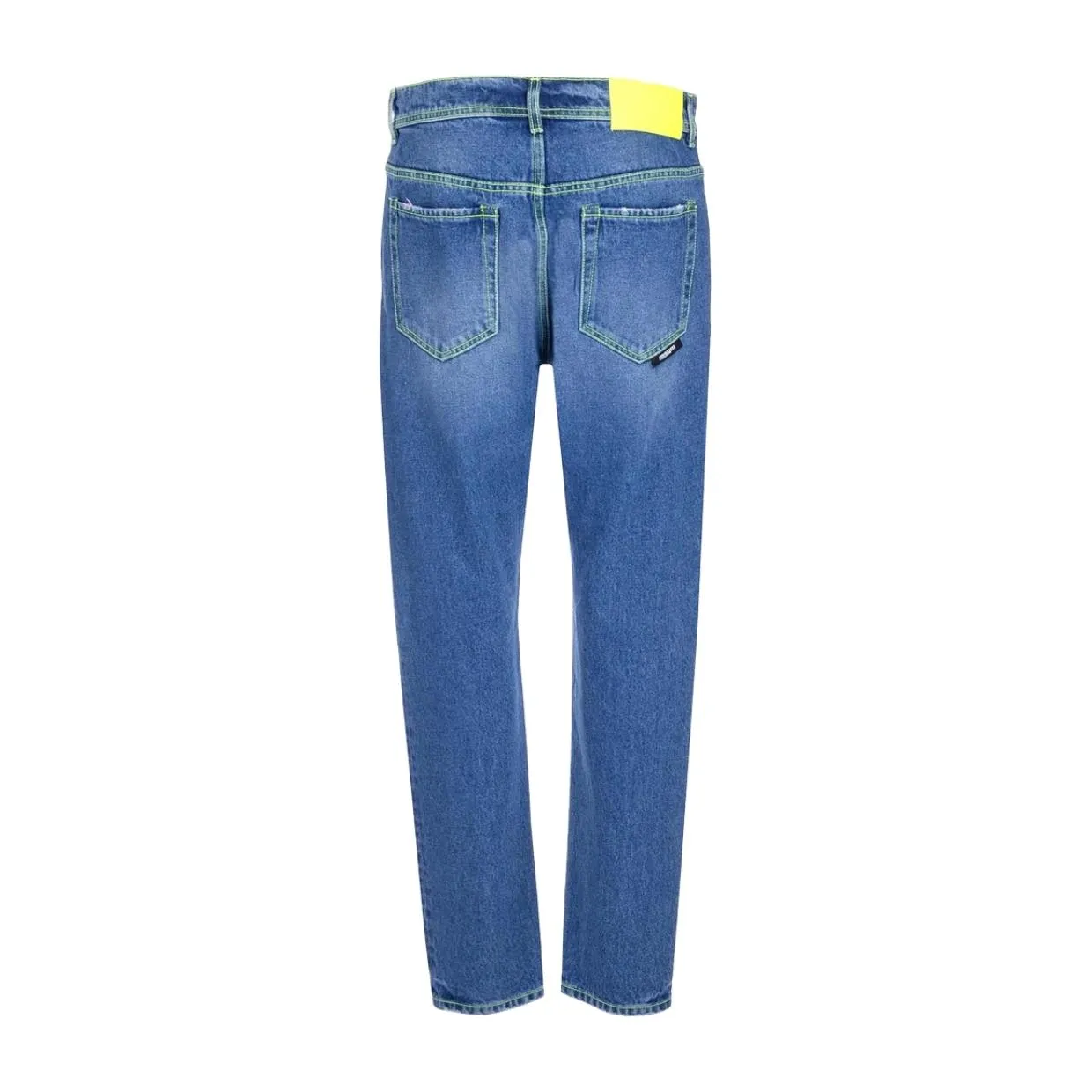 MSGM Neon Stich Denim Jean