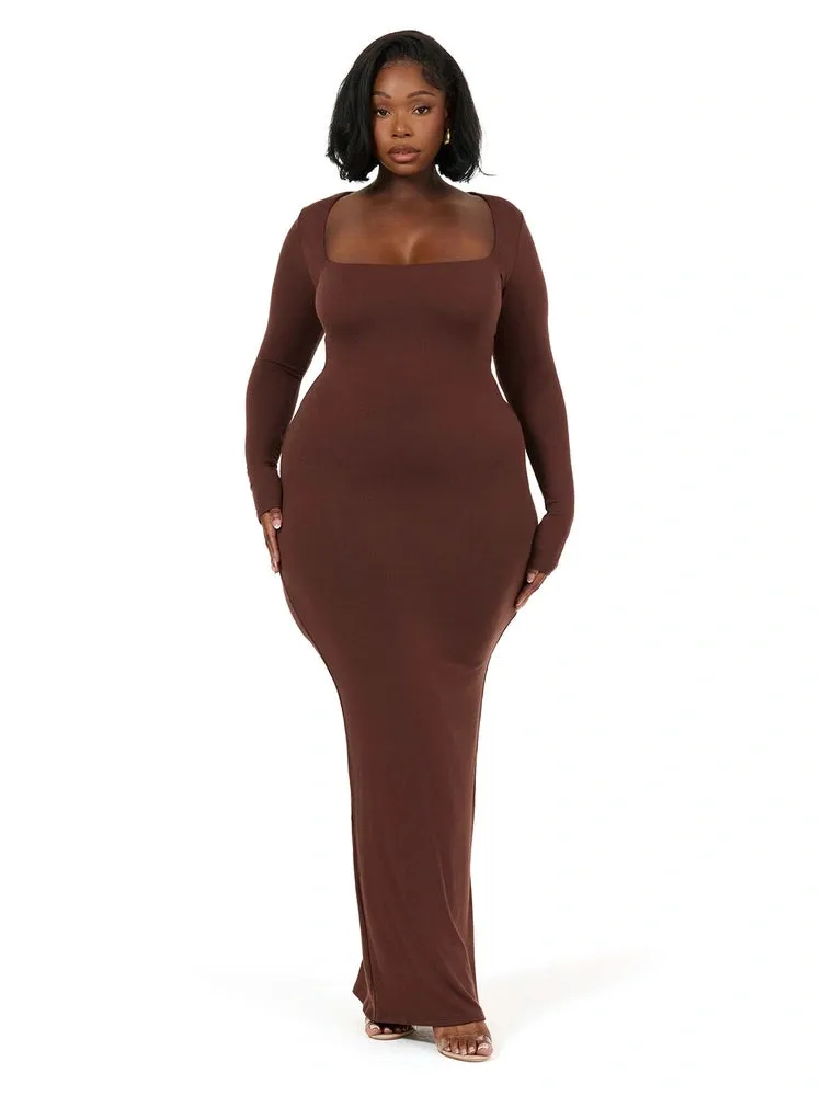 NW Square Maxi Dress Curve