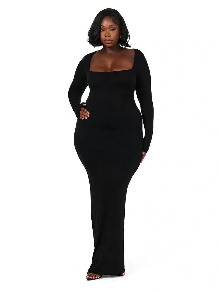 NW Square Maxi Dress Curve