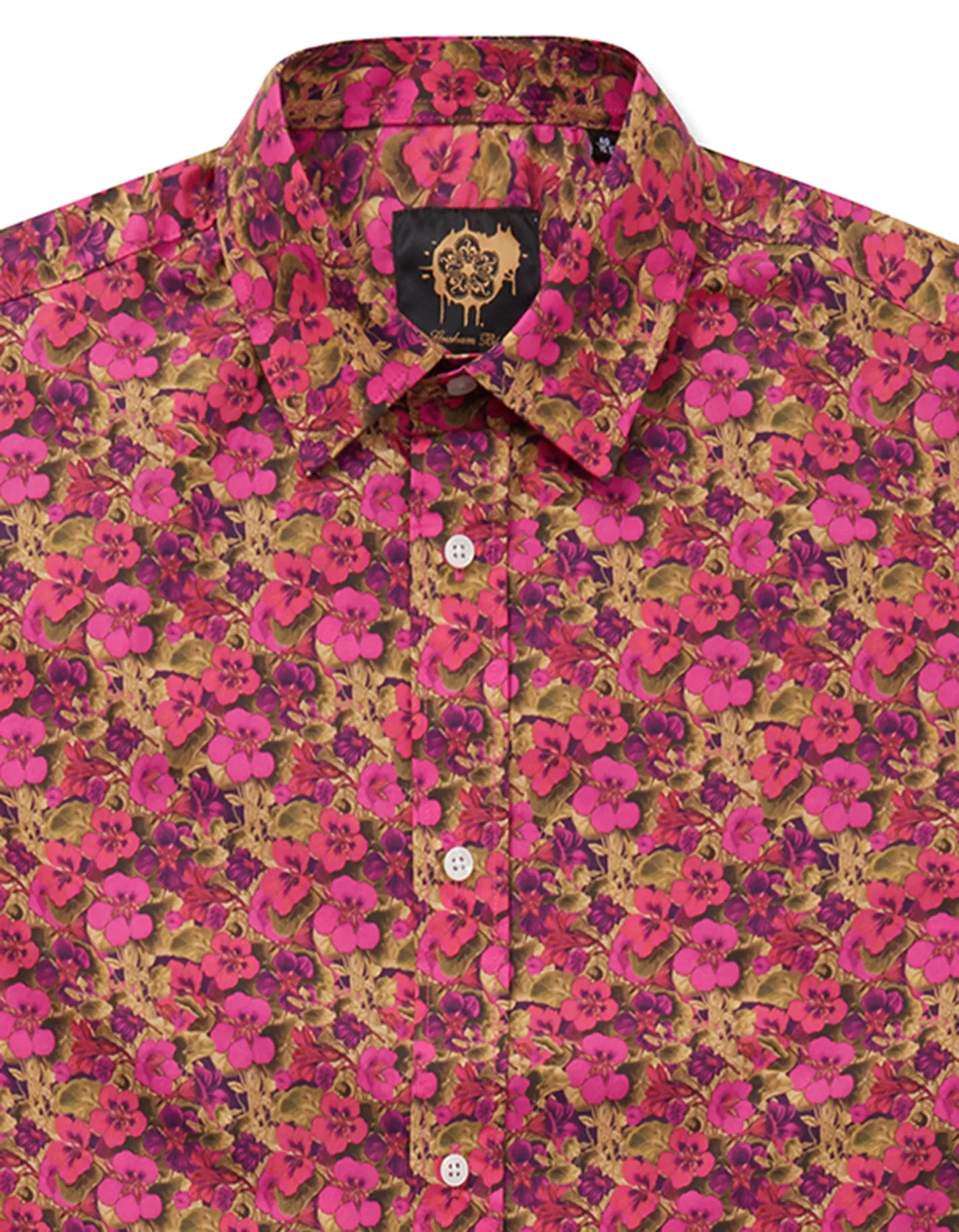 Pink & Gold Nasturtiums Shirt