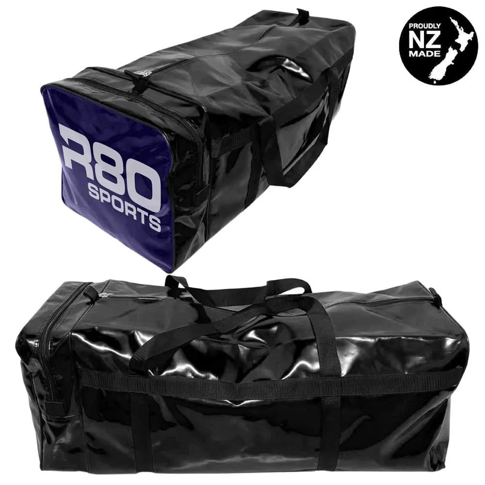 R80 Club Kit Colours Gear Bag Black with End Pocket