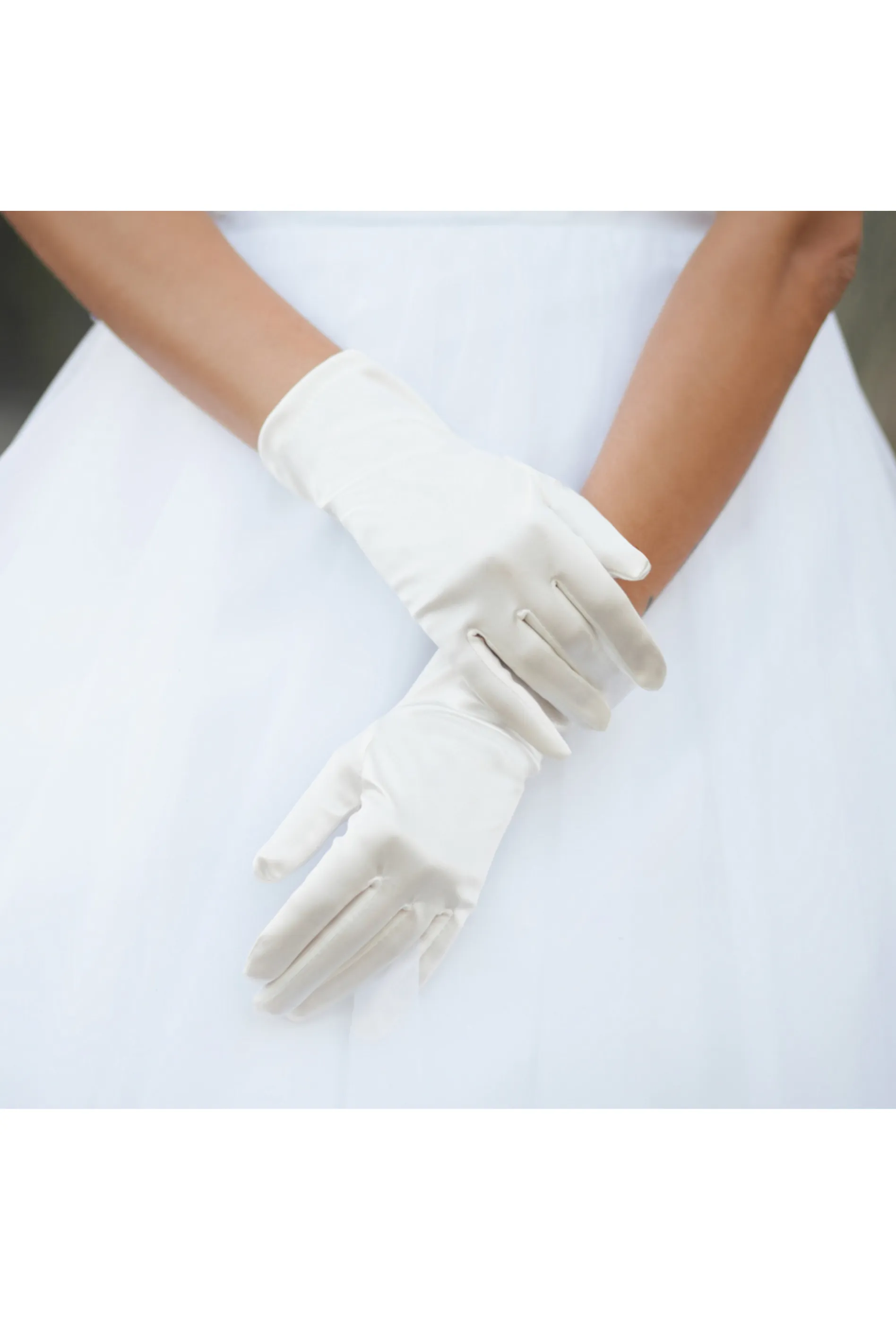 Vintage Style Satin Tea Glove